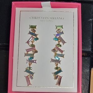 Christian Siriano earrings NIB